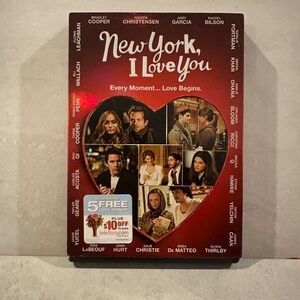 New York, I Love You DVD Bradley Cooper Natalie Portman With Cover